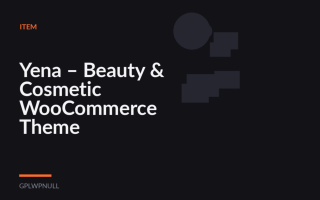 Yena – Beauty & Cosmetic WooCommerce Theme