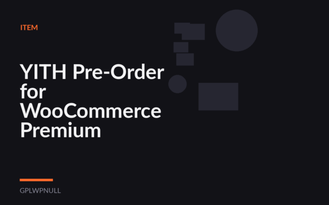 YITH Pre-Order for WooCommerce Premium