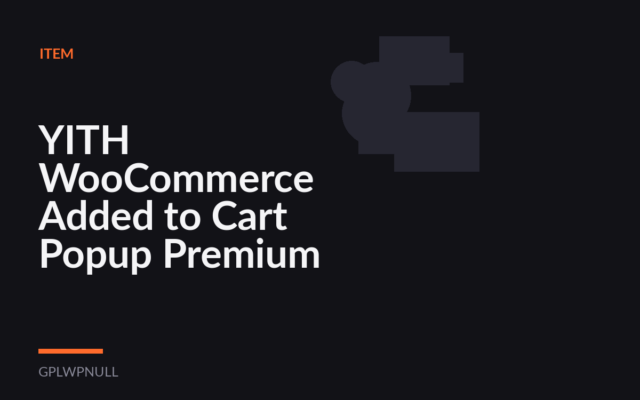 YITH WooCommerce Added to Cart Popup Premium