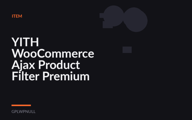 YITH WooCommerce Ajax Product Filter Premium