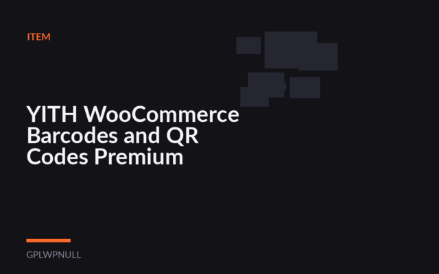 YITH WooCommerce Barcodes and QR Codes Premium