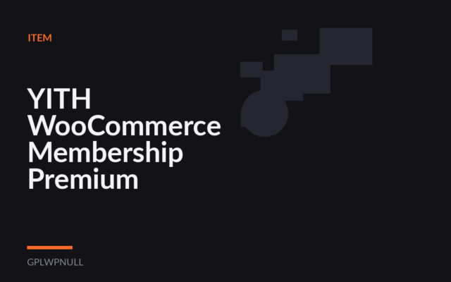 YITH WooCommerce Membership Premium