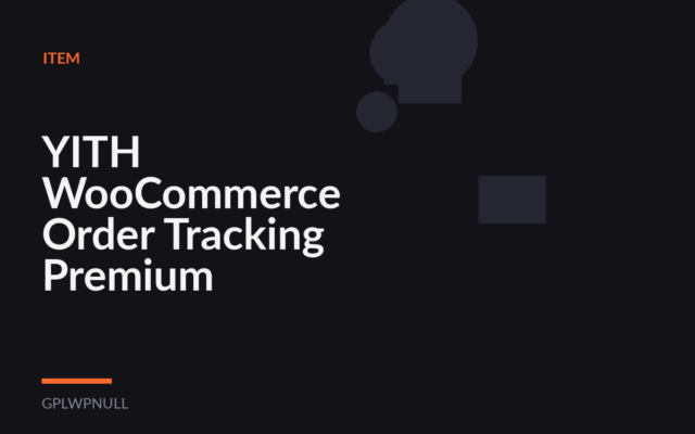YITH WooCommerce Order Tracking Premium