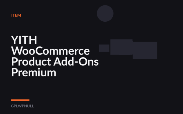 YITH WooCommerce Product Add-Ons Premium