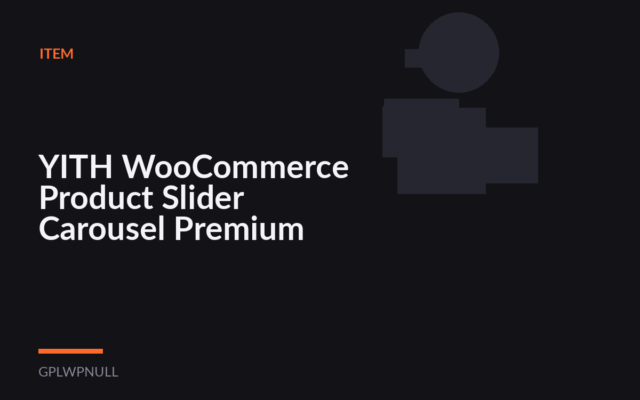 YITH WooCommerce Product Slider Carousel Premium