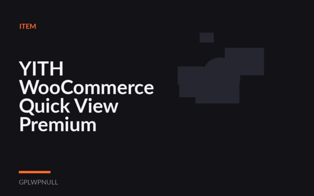 YITH WooCommerce Quick View Premium