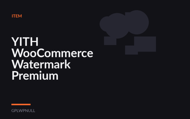 YITH WooCommerce Watermark Premium