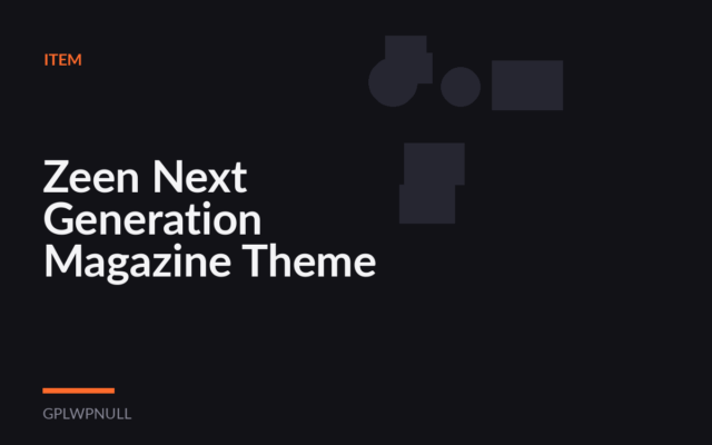 Zeen Next Generation Magazine Theme