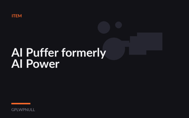 AI Puffer formerly AI Power
