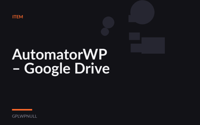 AutomatorWP – Google Drive