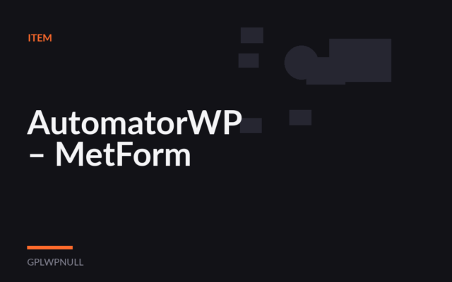AutomatorWP – MetForm