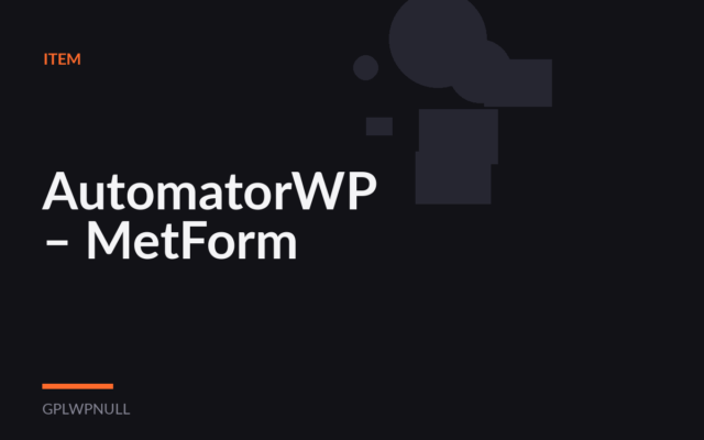 AutomatorWP – MetForm