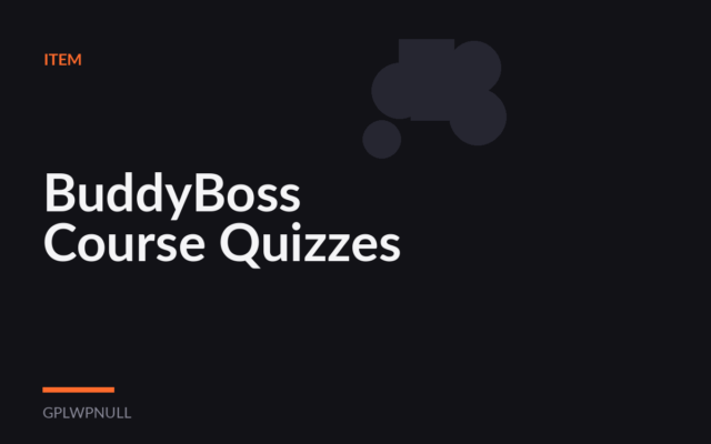 BuddyBoss Course Quizzes