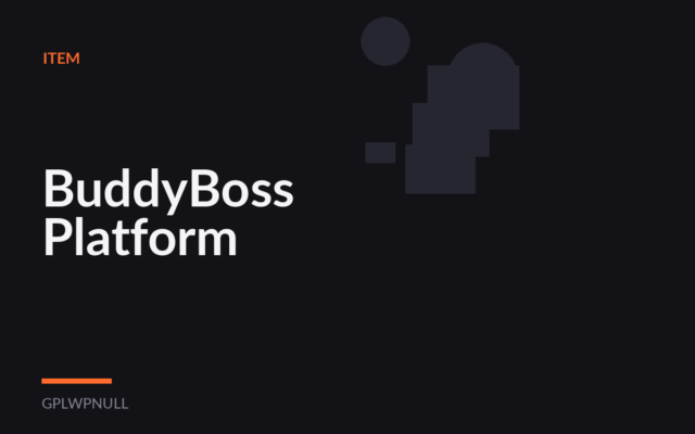 BuddyBoss Platform