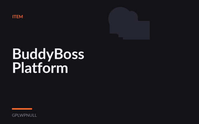 BuddyBoss Platform