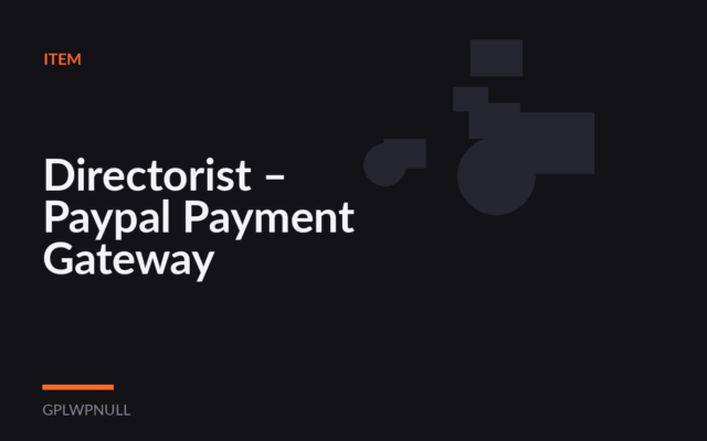 Directorist – Paypal Payment Gateway
