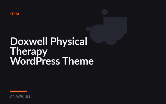 Doxwell Physical Therapy WordPress Theme