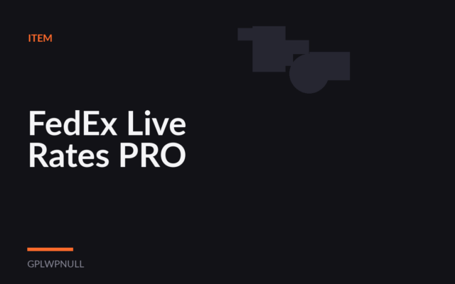 FedEx Live Rates PRO