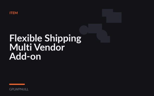 Flexible Shipping Multi Vendor Add-on
