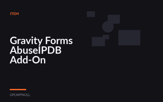Gravity Forms AbuseIPDB Add-On