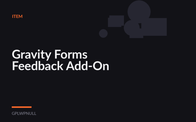 Gravity Forms Feedback Add-On