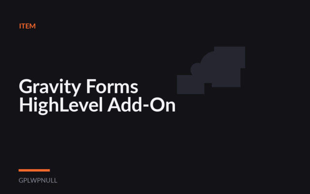 Gravity Forms HighLevel Add-On