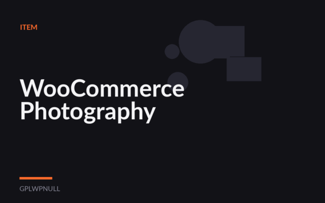 WooCommerce Photography