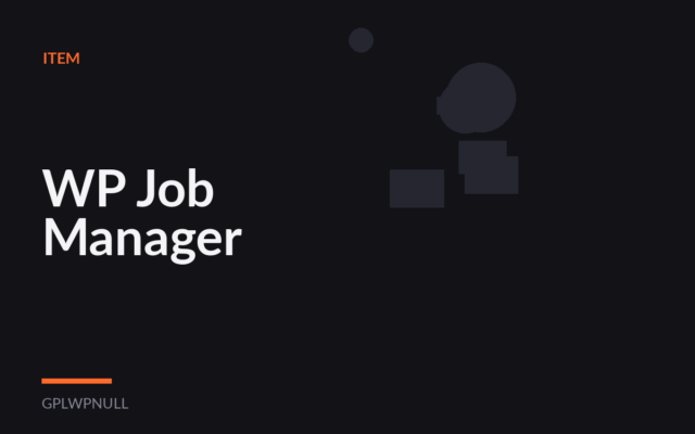 WP Job Manager