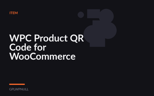 WPC Product QR Code for WooCommerce