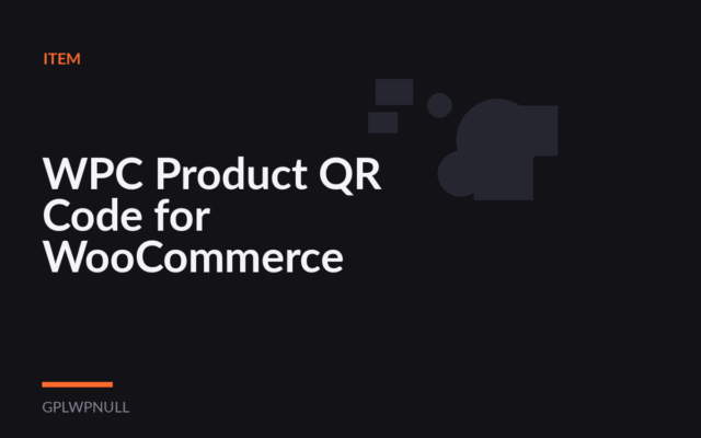 WPC Product QR Code for WooCommerce