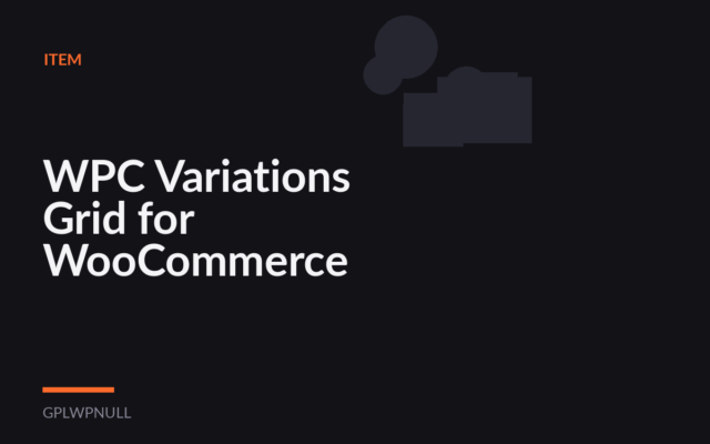 WPC Variations Grid for WooCommerce